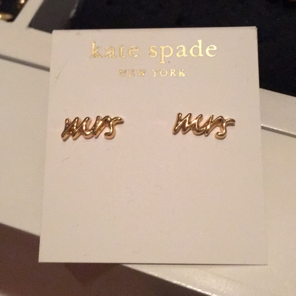 Kate spade mrs earrings